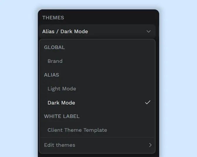 Tokens themes